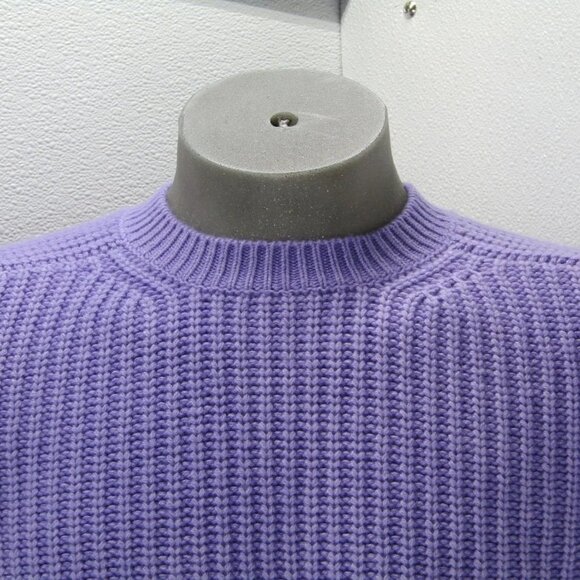 NEW IRIS VON ARNIM Men’s Sweater Hyazinthe Purple Size XXL Stonewashed Cashmere - Picture 6 of 7